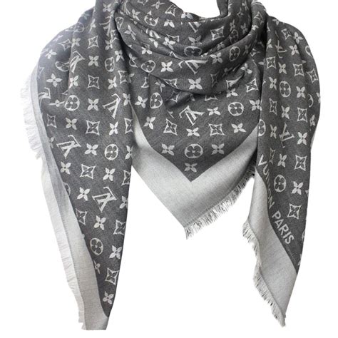 louis vuitton scarf black|louis vuitton scarf women's black.